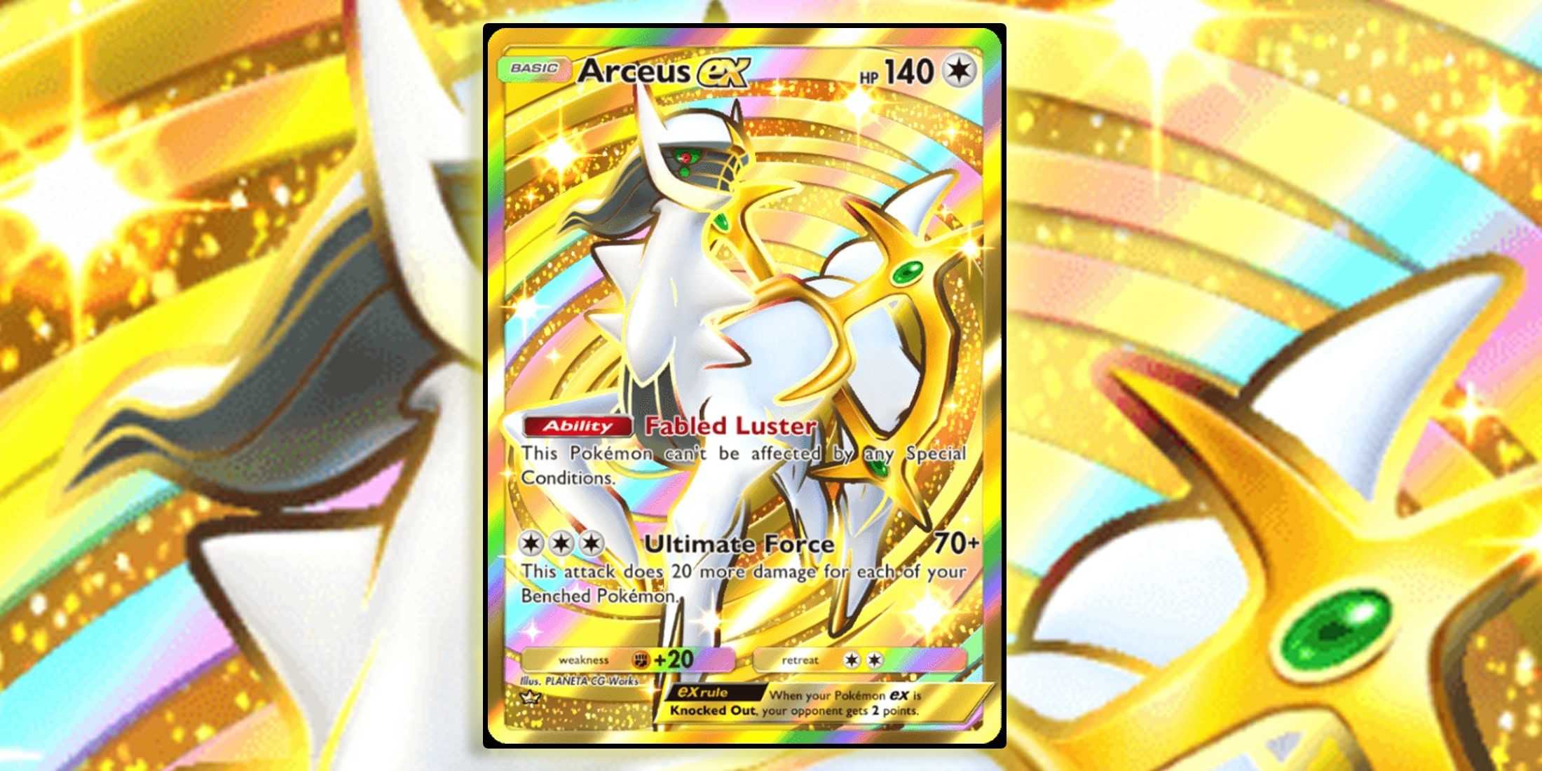 arceus ex golden