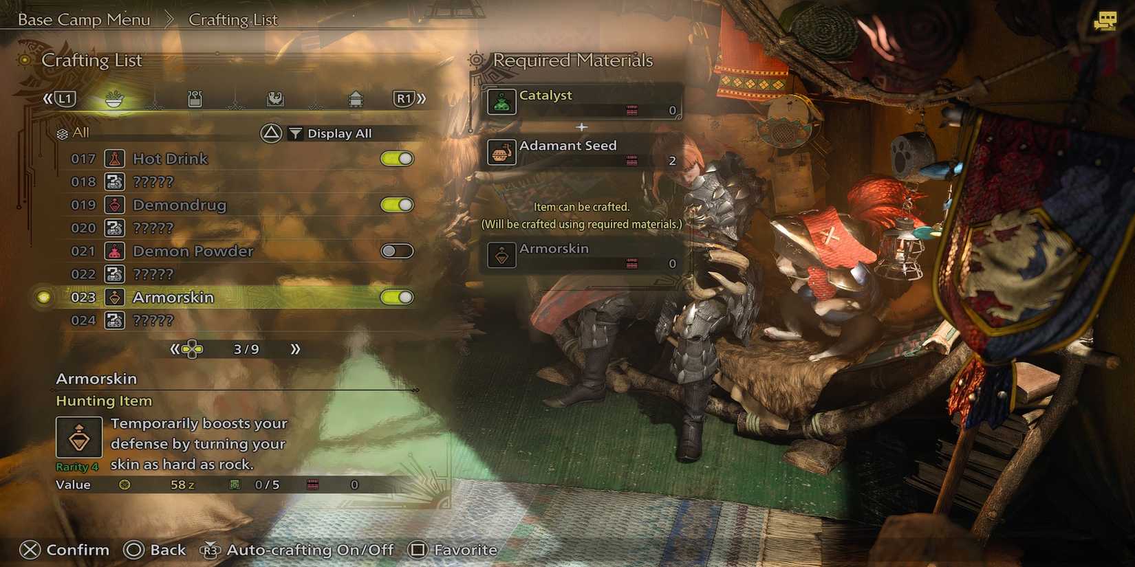 Armorskin item in Monster Hunter Wilds