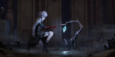 Arrisa touching a branch in AI Limit