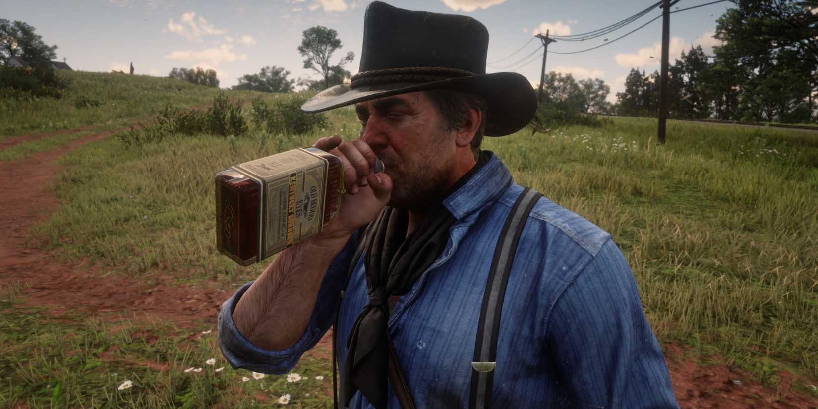 arthur drinks booze