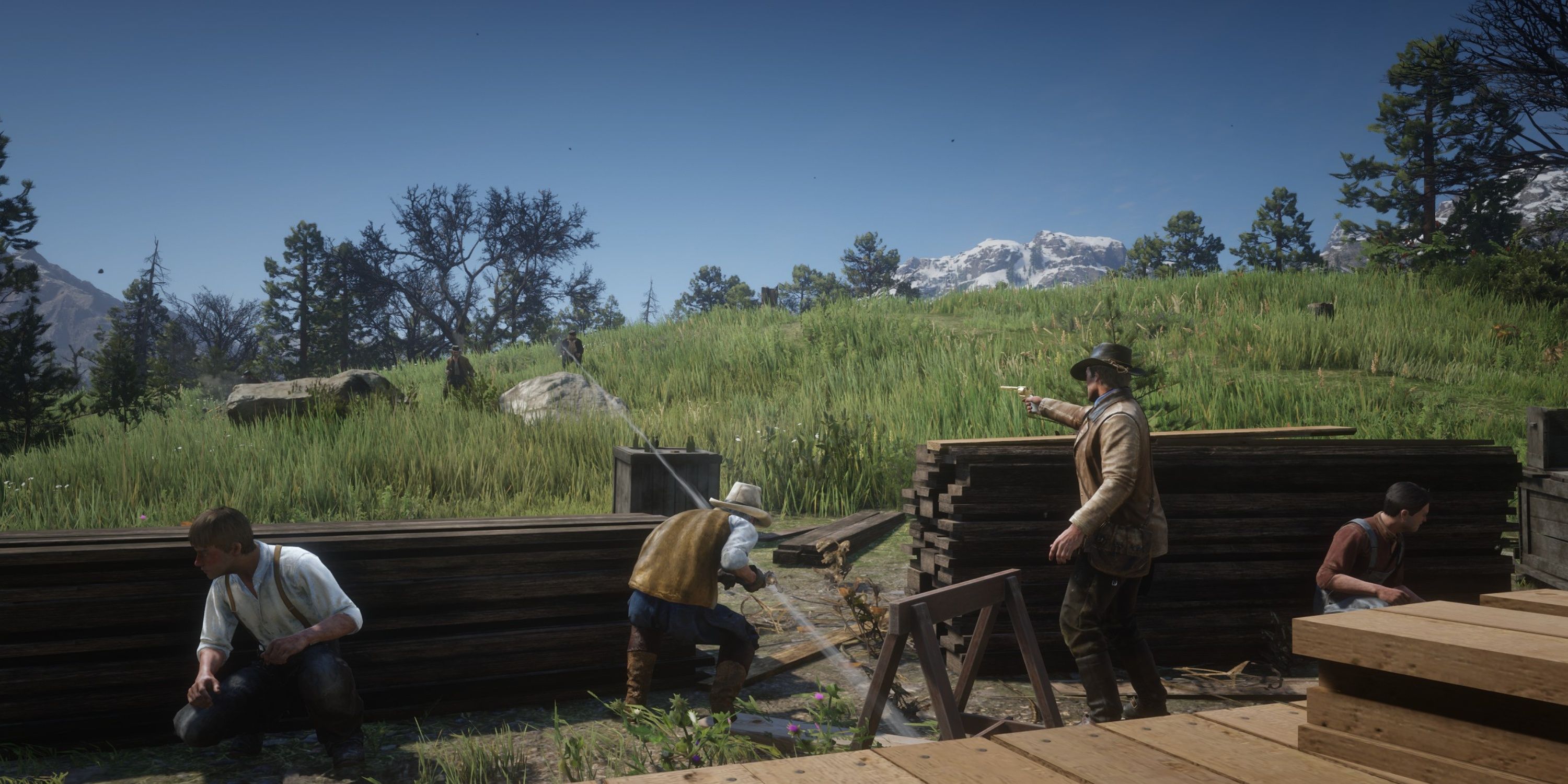 arthur helps a homestead