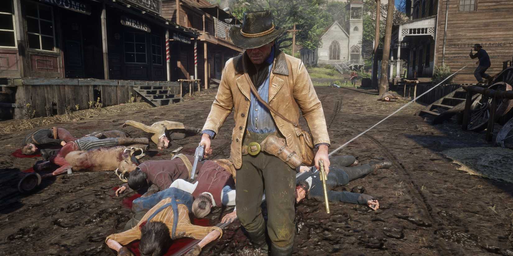 arthur shoots up valentine