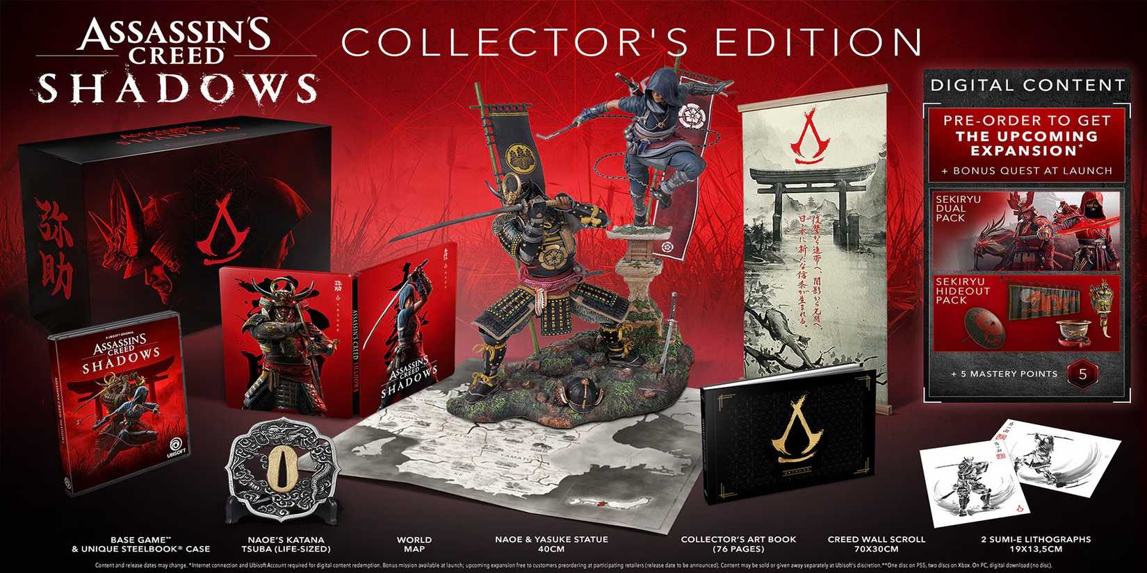 assassin creed shadows collector's edition
