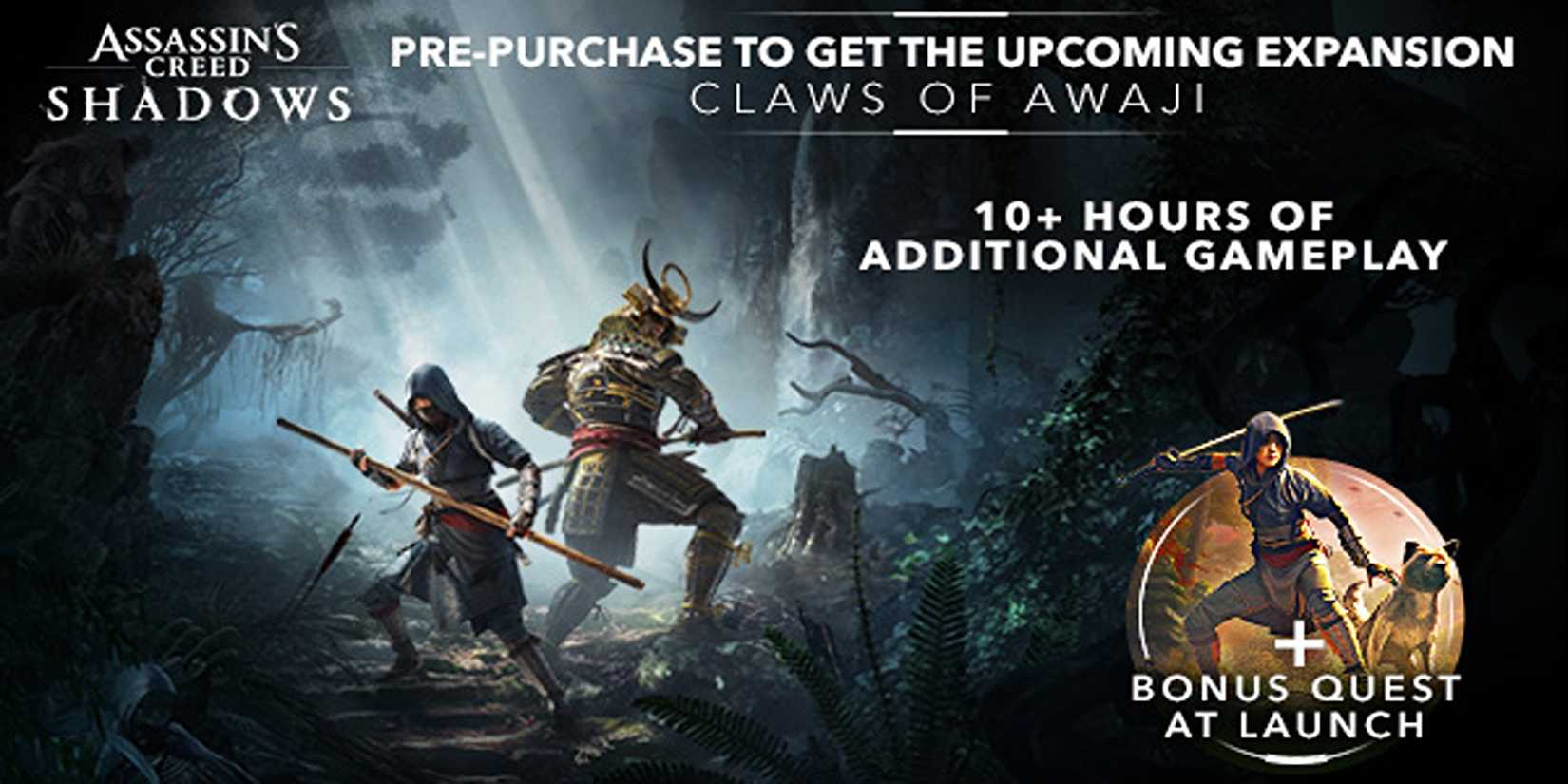 assassin's creed shadows preorder bonus