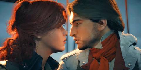 Arno Dorian and Elise De La Serre in Assassin's Creed: Unity