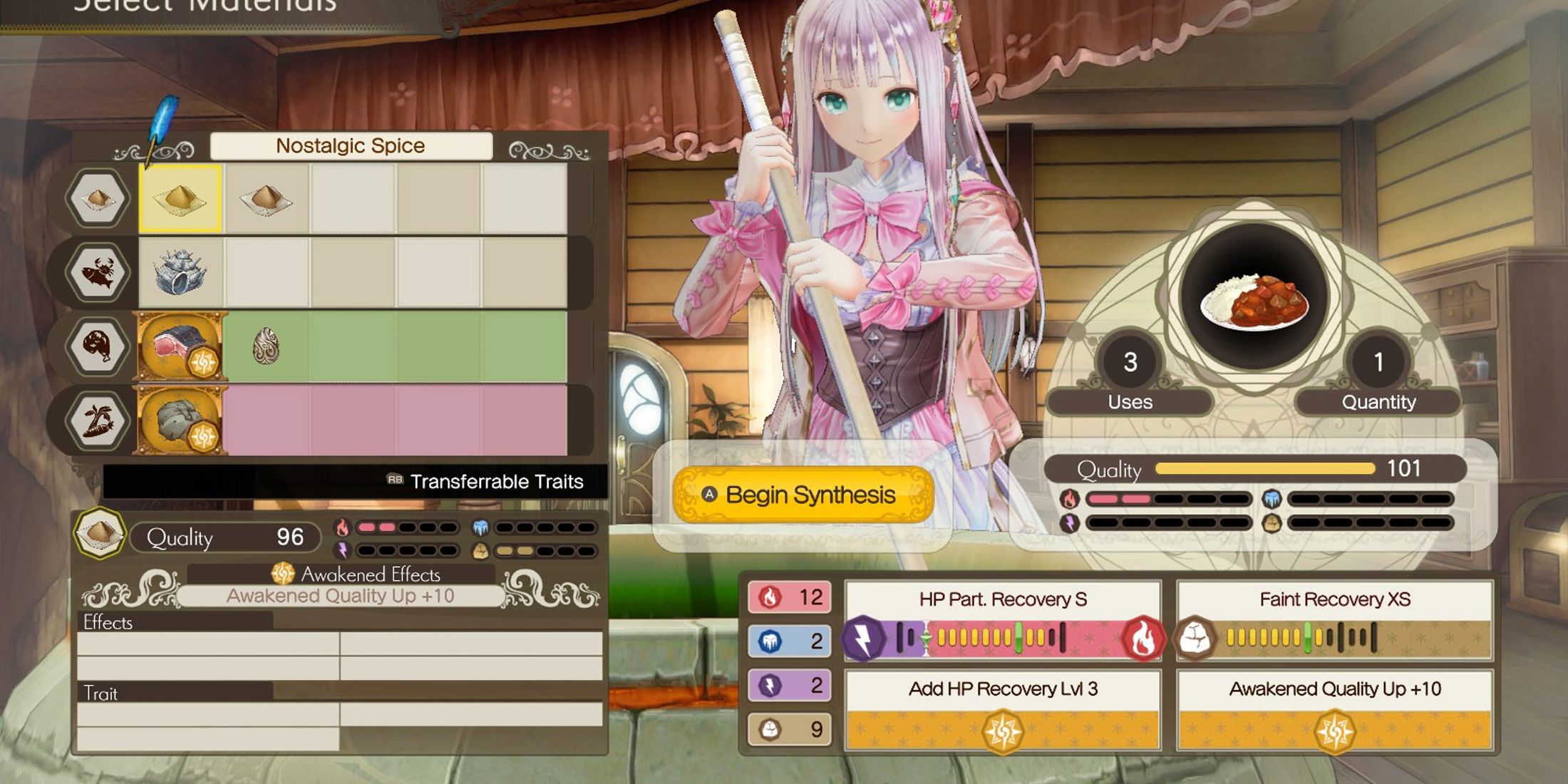 atelier lulua synthesis