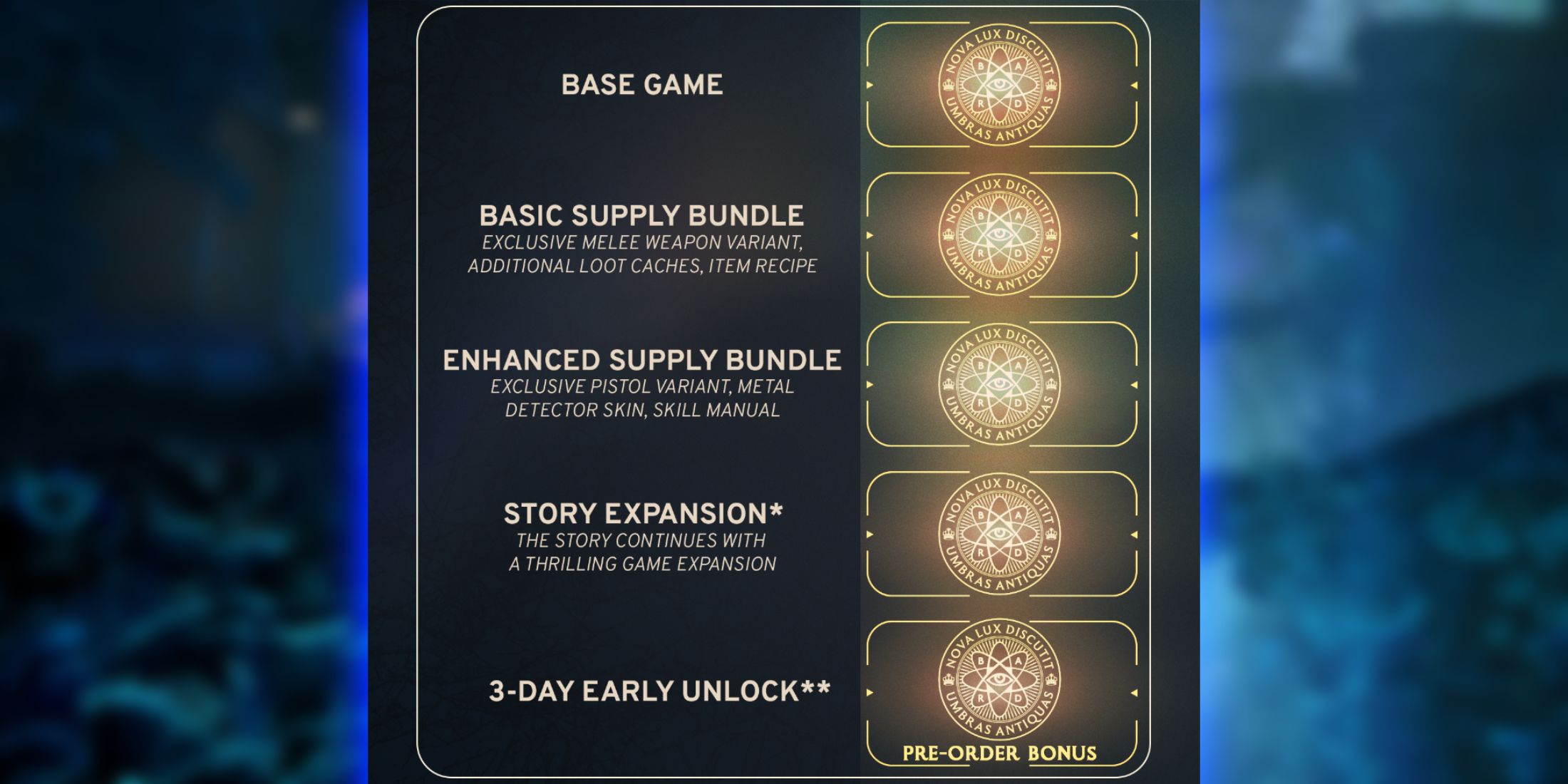 AtomFall Special Editions Presorder Rewards Deluxe Edition