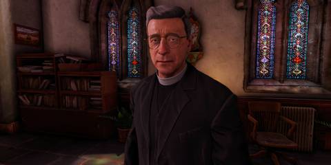 atomfall vicar mchenry looking upset