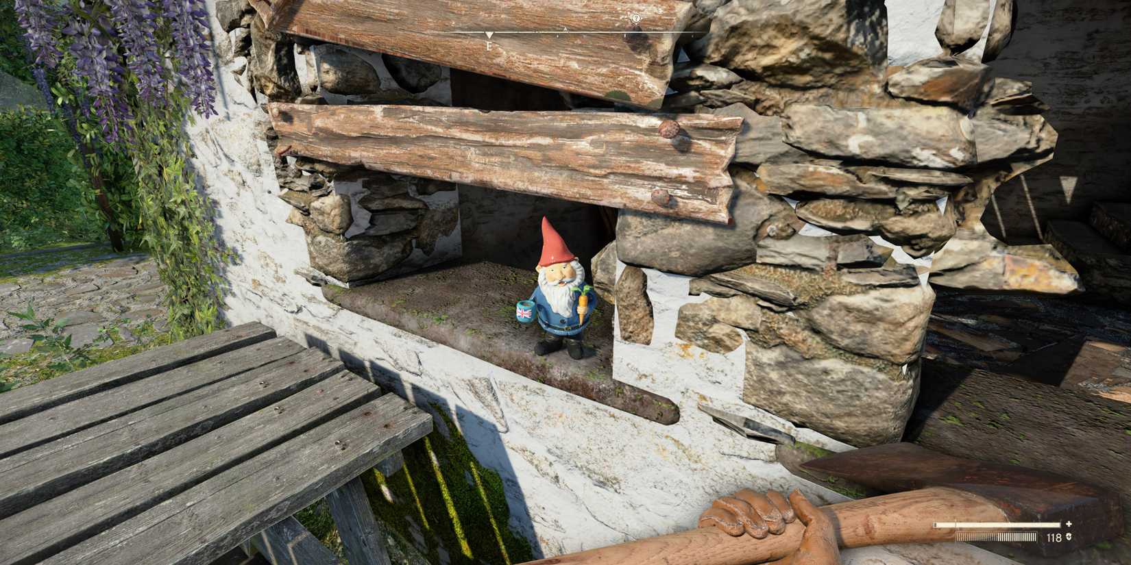 Gnomo 4: Peitoril da janela da Little Tea Room