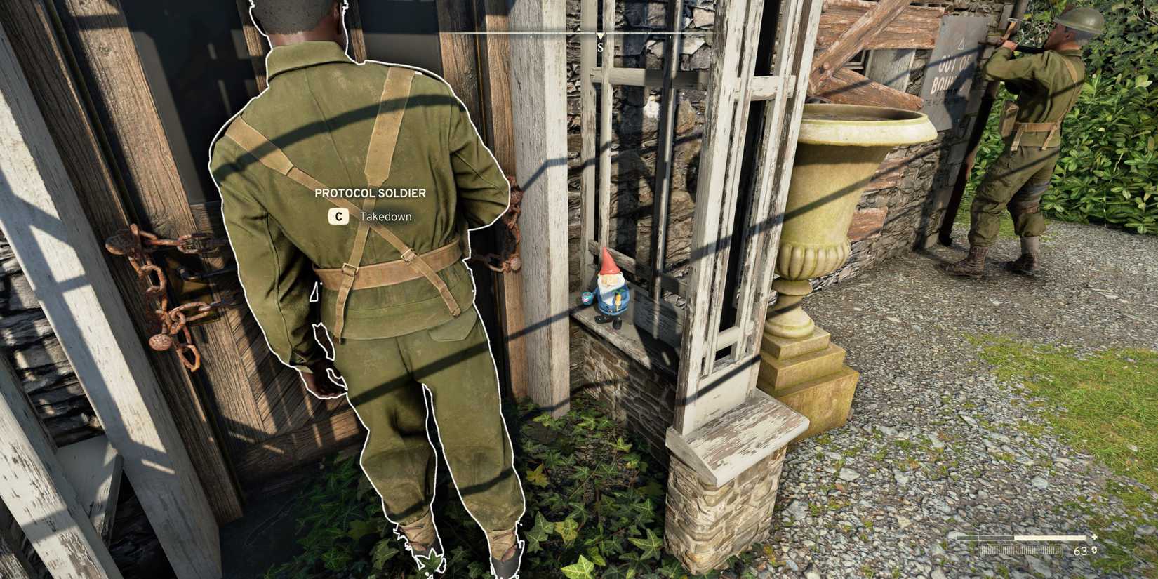 Gnomo 1: Fora da casa da velha