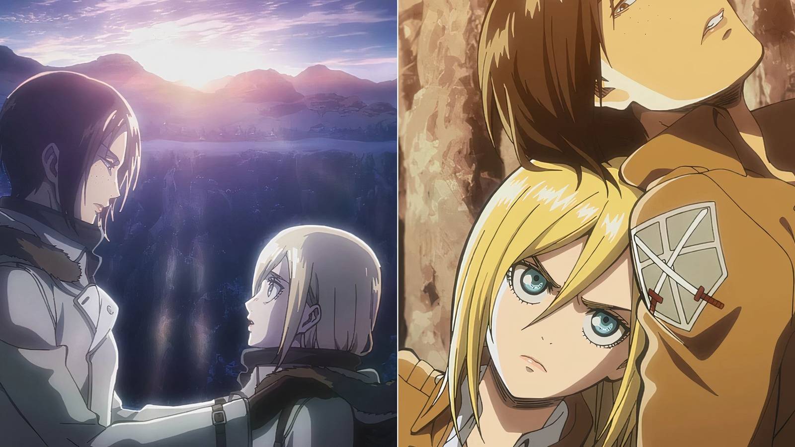 Ymir and Krista Attack on Titan