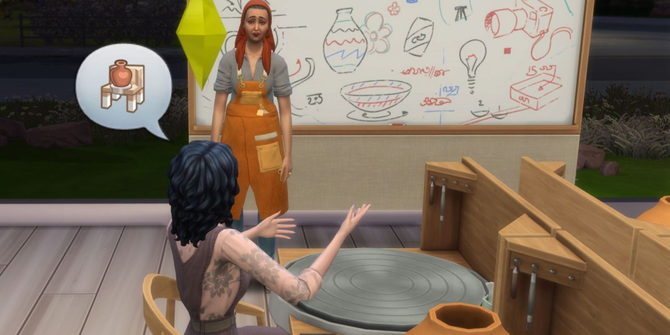 attend class the sims 4