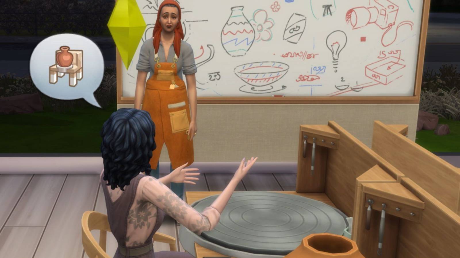 attend class the sims 4