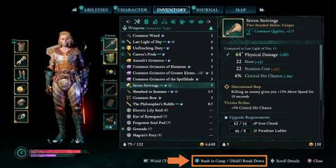 Avowed - Inventory UI