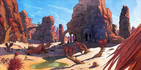 Avowed - Shatterscarp Loading Screen