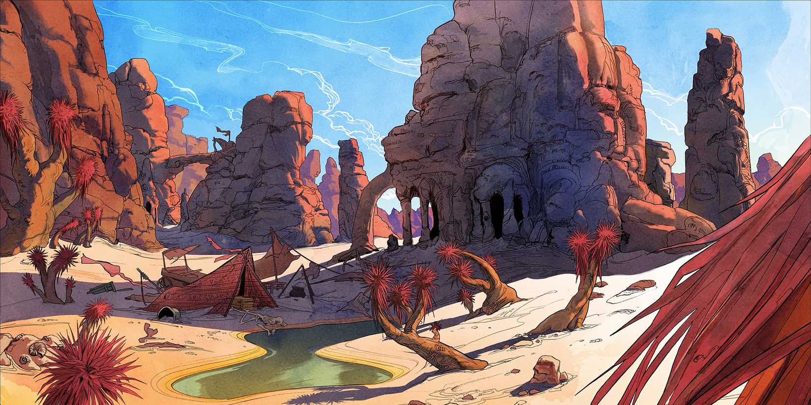 Avowed - Shatterscarp Loading Screen