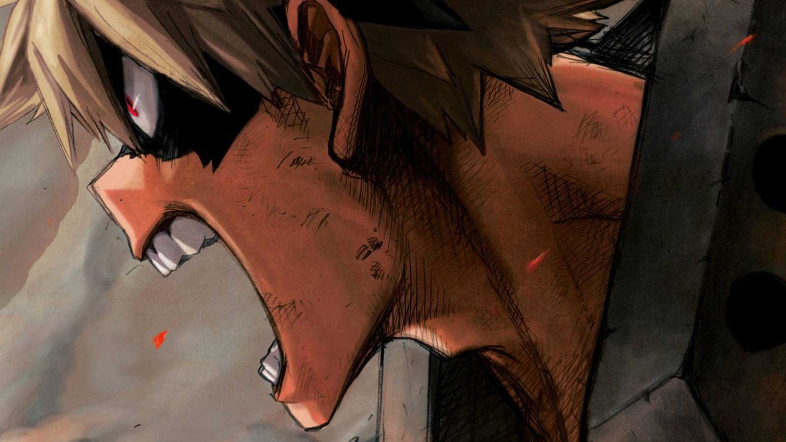 picture: bakugo in the cover of my hero academia volume 7.