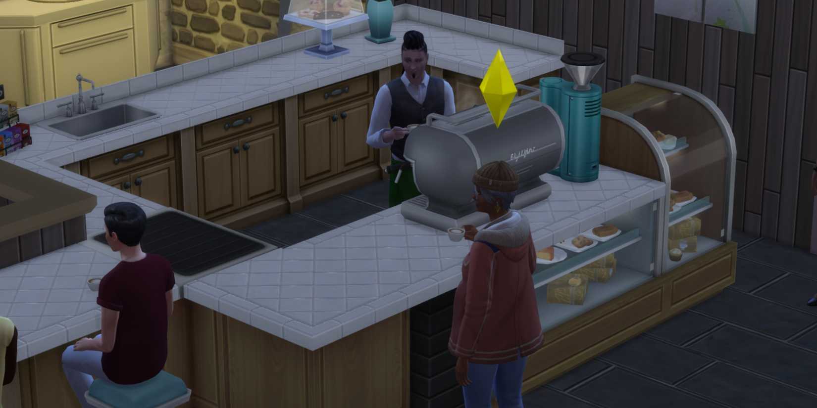 barista the sims 4