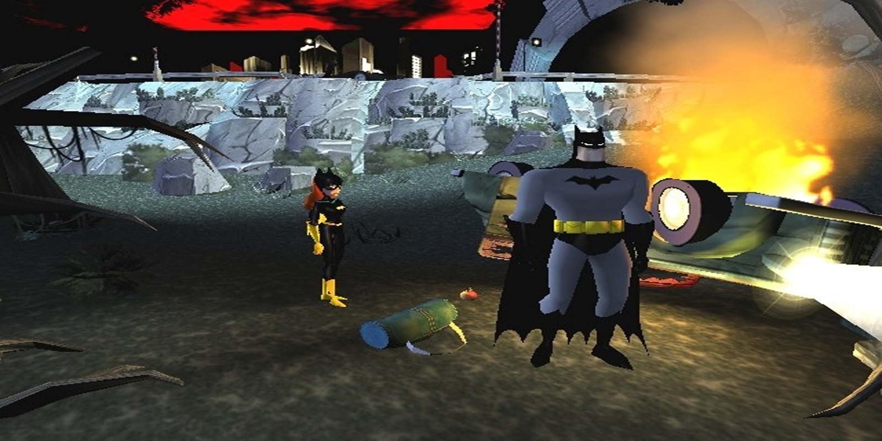 Batman and Batgrl in Batman Vengeance