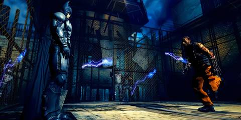 Batman fighting Bronze Tiger in Batman: Arkham Origins - Blackgate