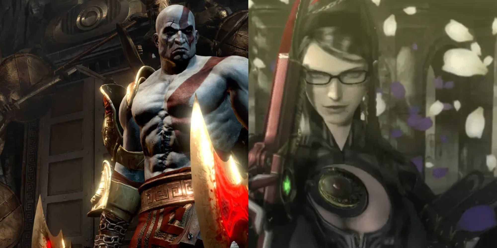 Bayonetta and God of War