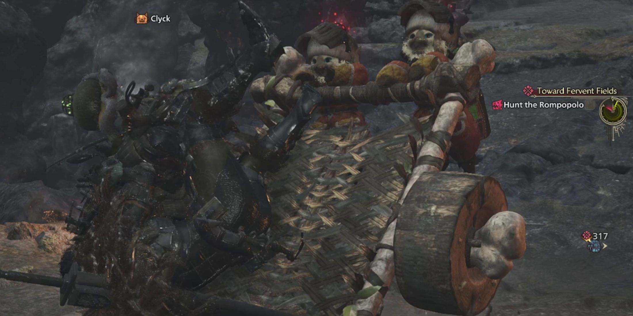 Be taken after fainting in Monster Hunter Wilds