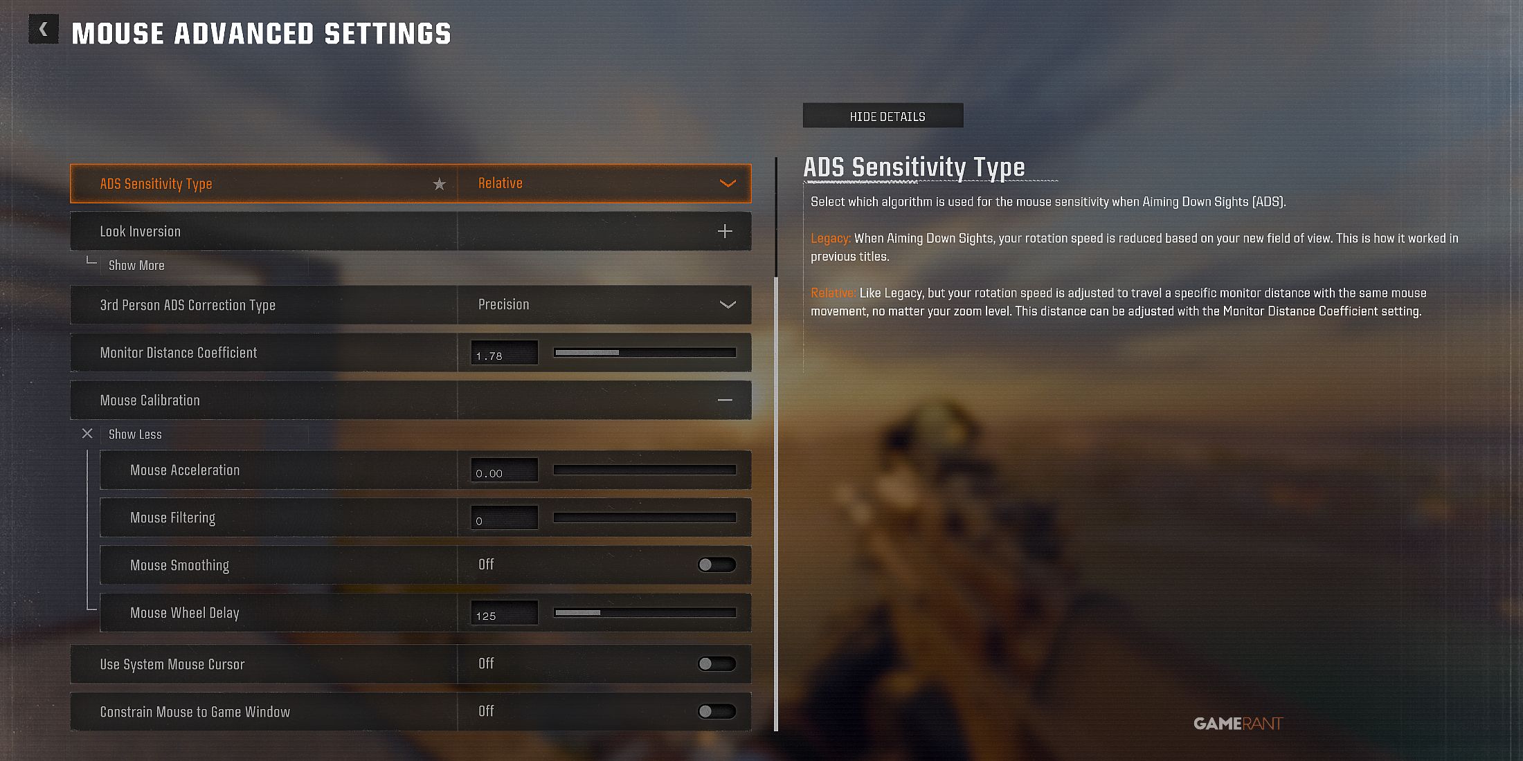 Best Advanced Mouse Settings In Black Ops 6