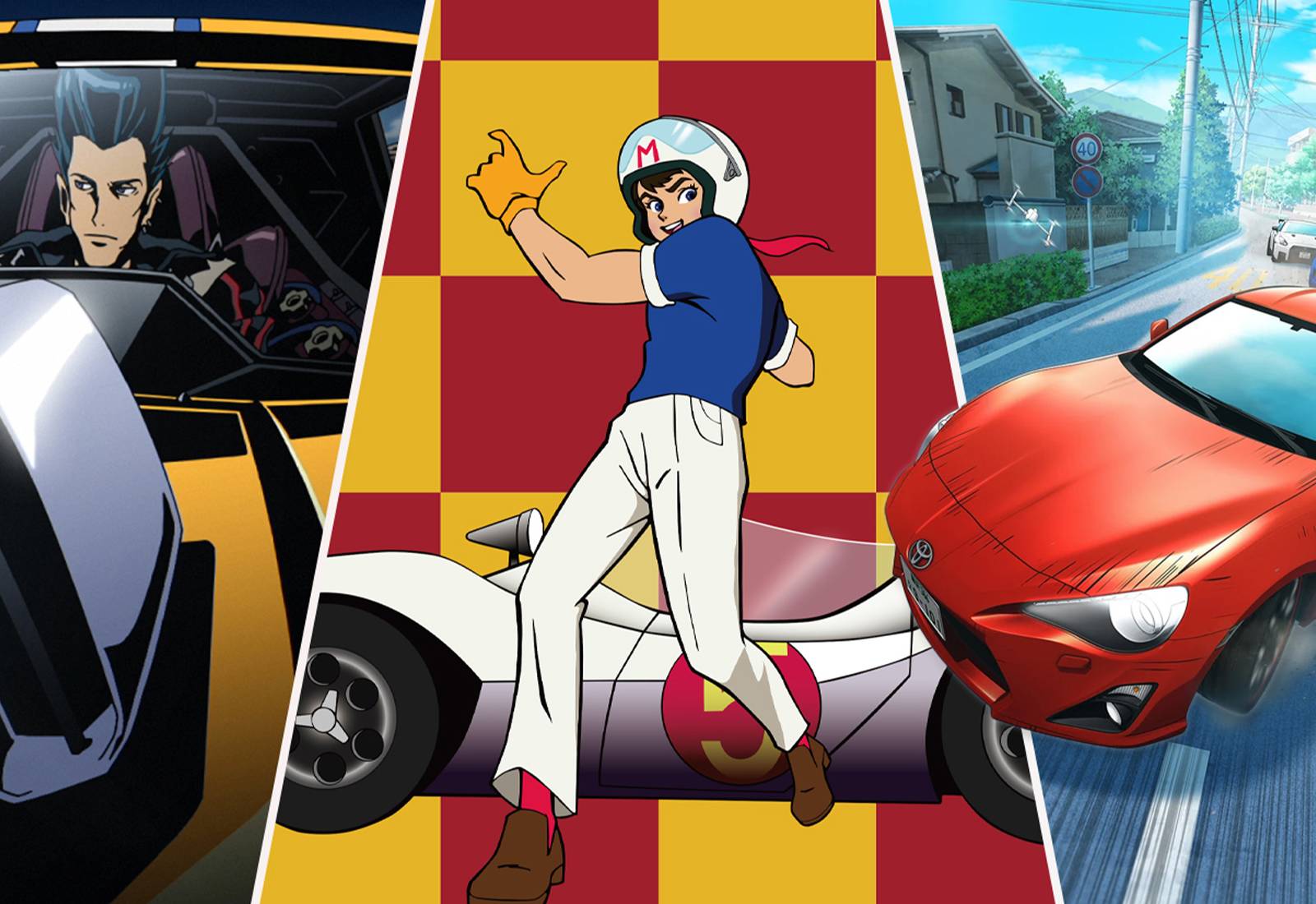 Best Cars And Racing Anime, Ranked, image size:1600x1100