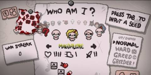 Redesigned character selection menu added by mod