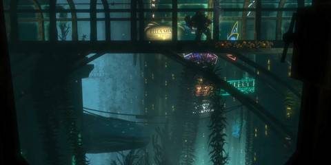 The underwater city of Rapture in BioShock