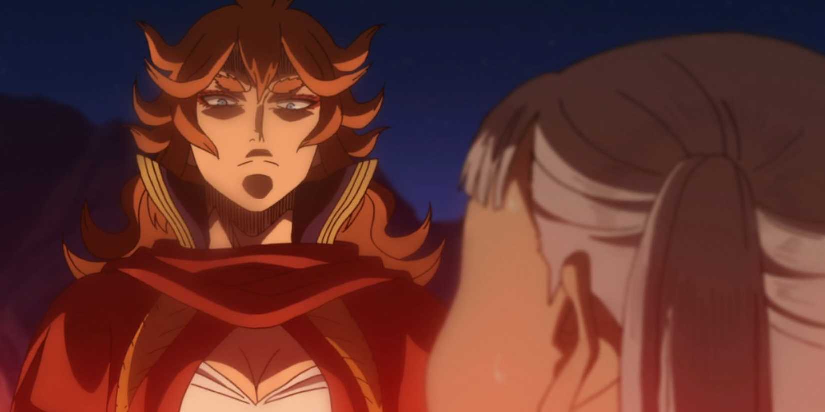 black clover episode 71 Mereoleona Vermillion talking to noelle
