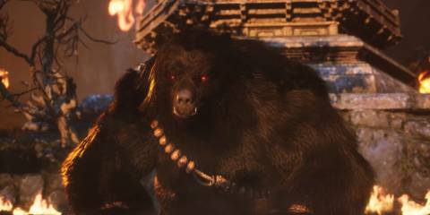 Black Myth Wukong Black Bear Guai Cutscene