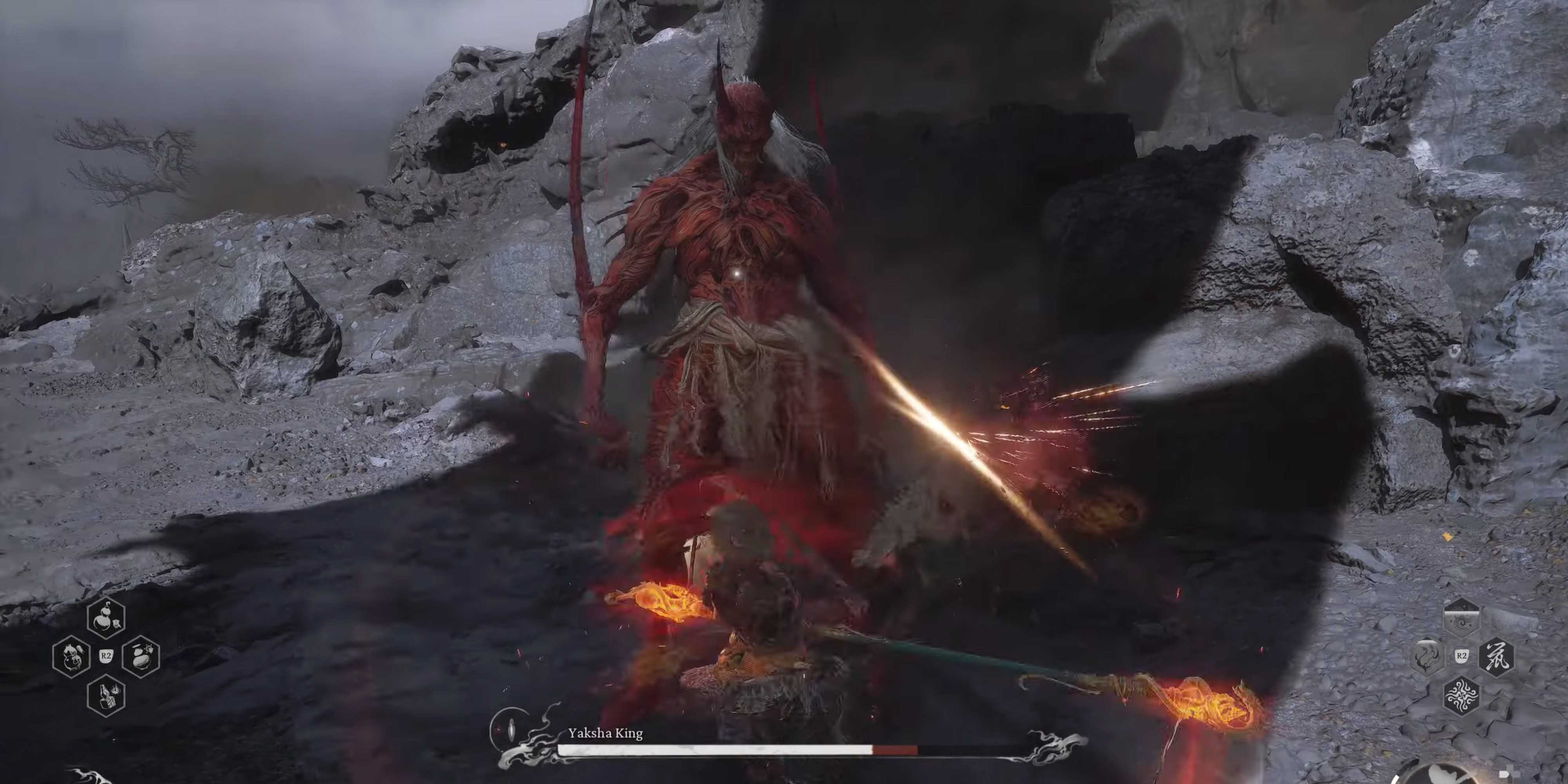 Black Myth Wukong Yaksha King Boss Fight