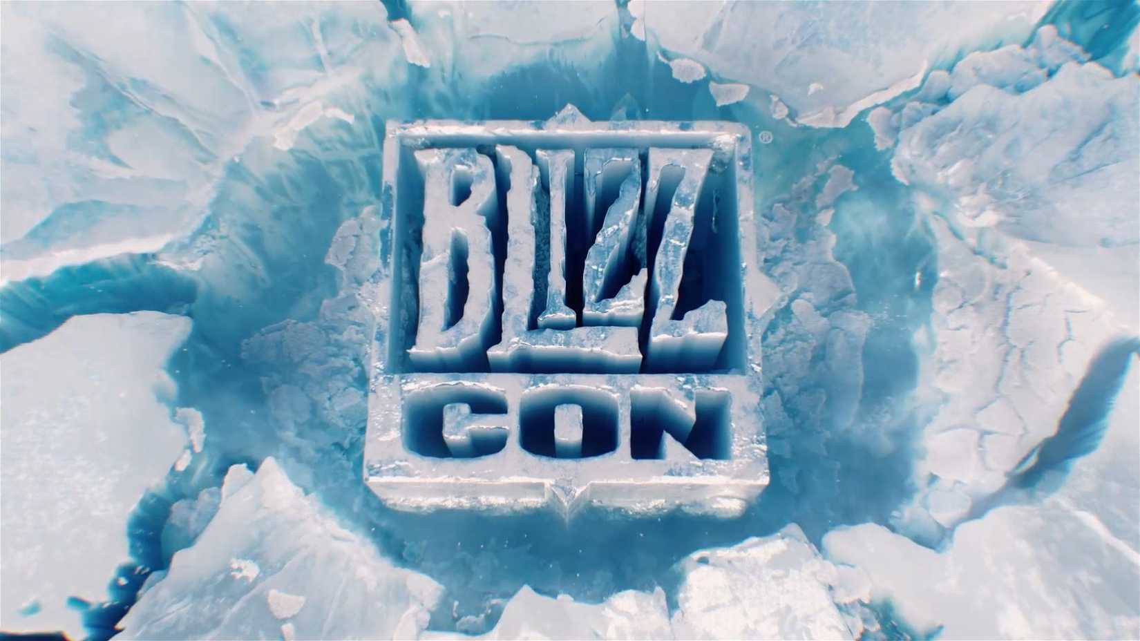 BlizzCon 2026 Resmi Diumumkan Logo BlizzCon 2026 dalam es, mengindikasikan pengumuman penting