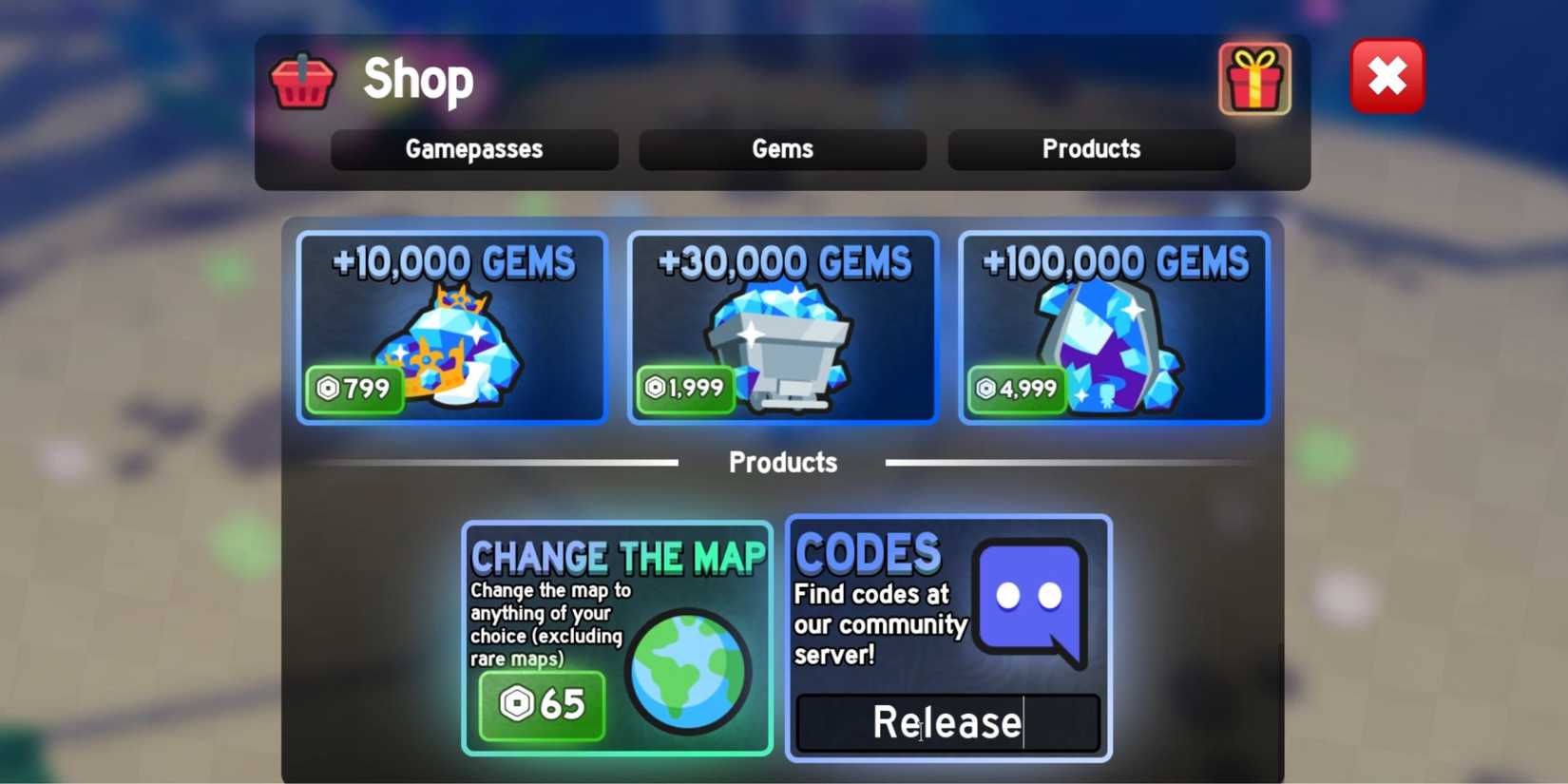 Block Mayhem 2 the codes tab