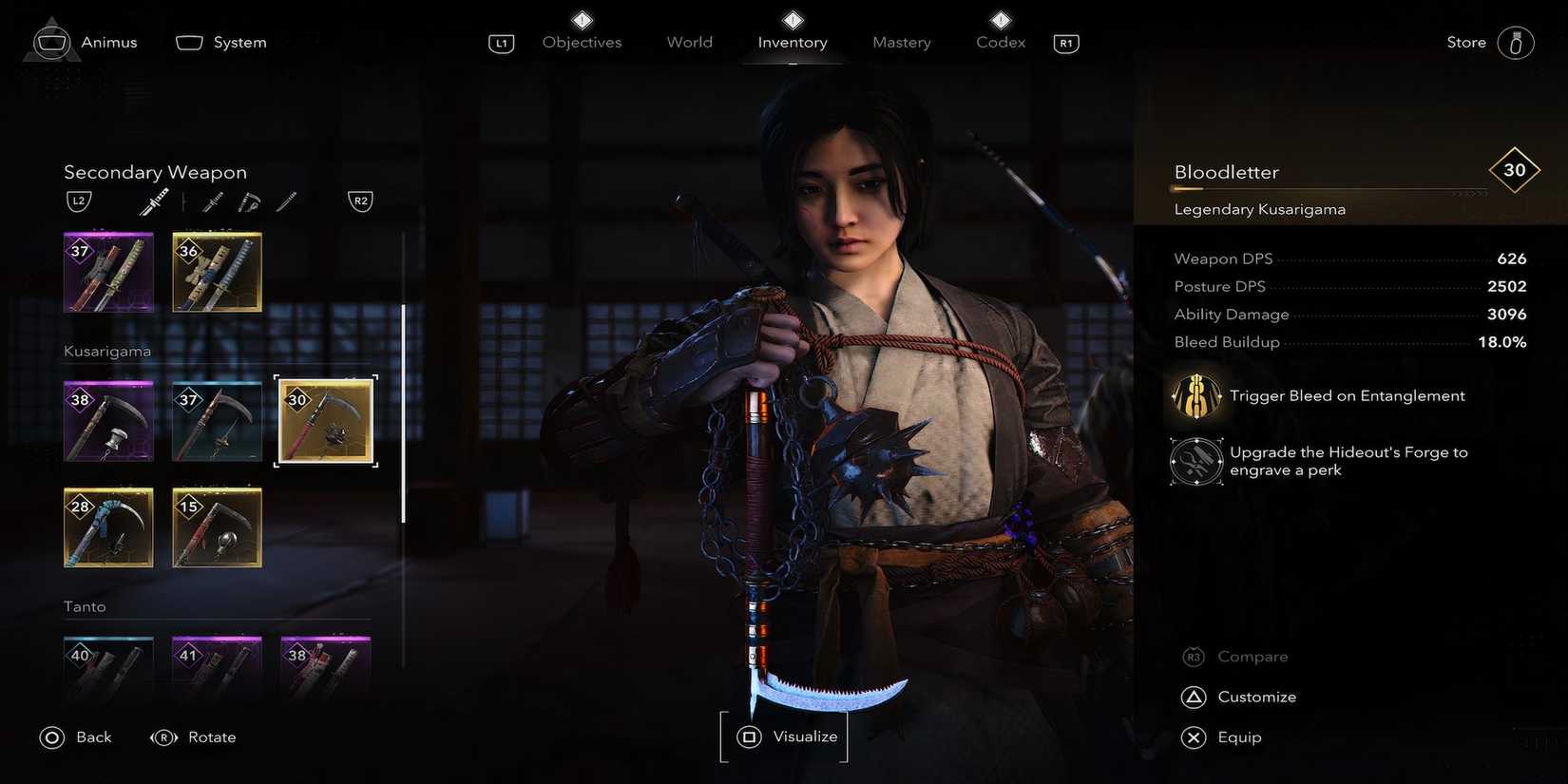 Bloodletter in Assassin's Creed Shadows