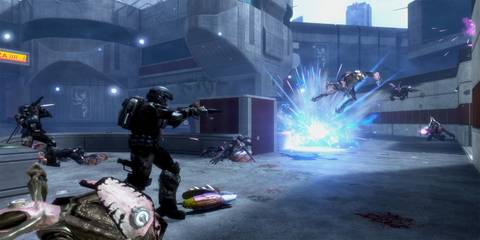 Blowing up enemies in Halo 3 ODST