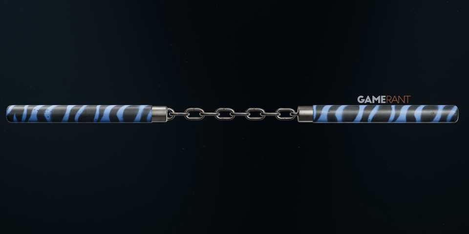 Blue Tiger Camo on Nunchaku in Black Ops 6