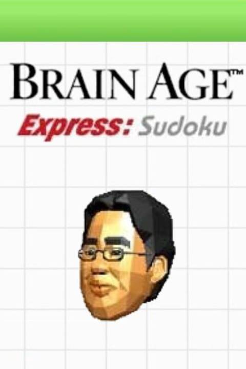 Brain Age Express Sudoku video game cover art tag