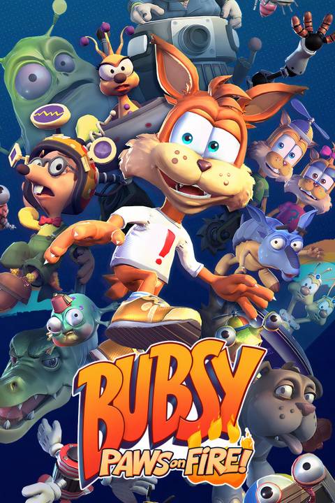 Bubsy: Paws on Fire! Tag Page Cover Art
