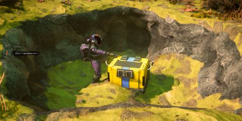 Buried Cache No Man's Sky