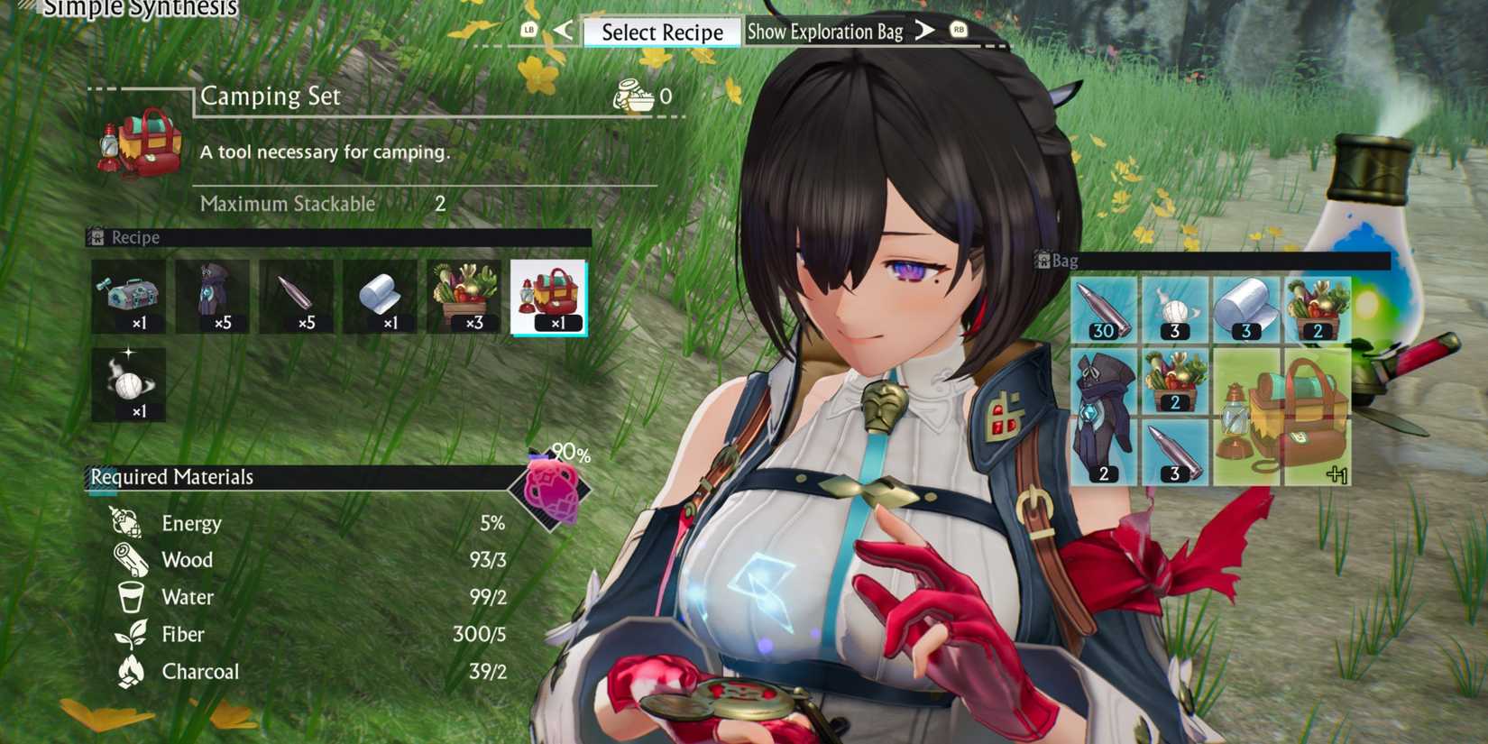 camping set synthesis atelier yumia