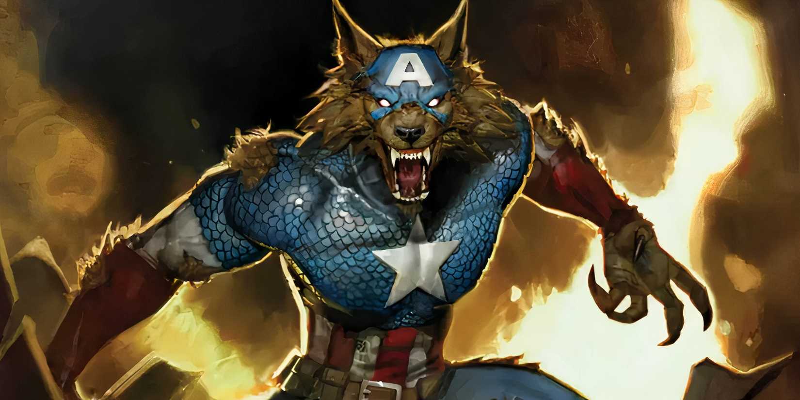 Capwolf Freedom The Strongest Versions Of Marvel's Captain America