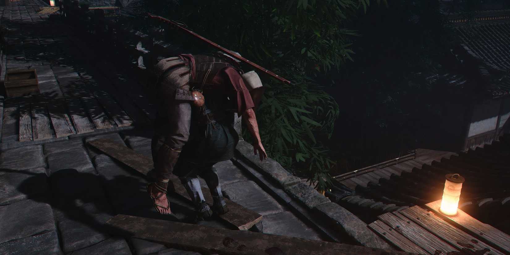 Carrying a body in Assassin's Creed Shadows