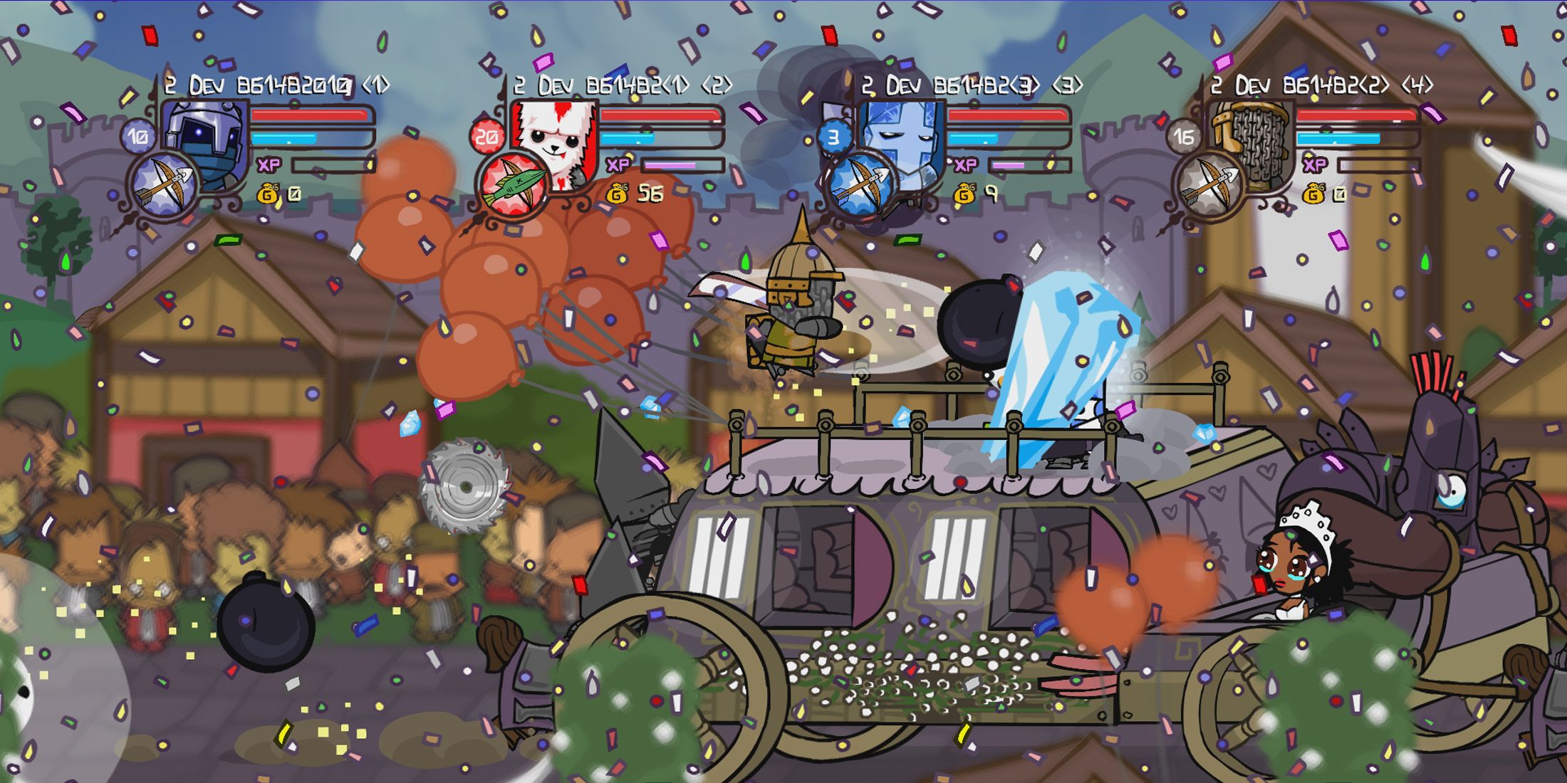 castle crashers remastered co-op action parade