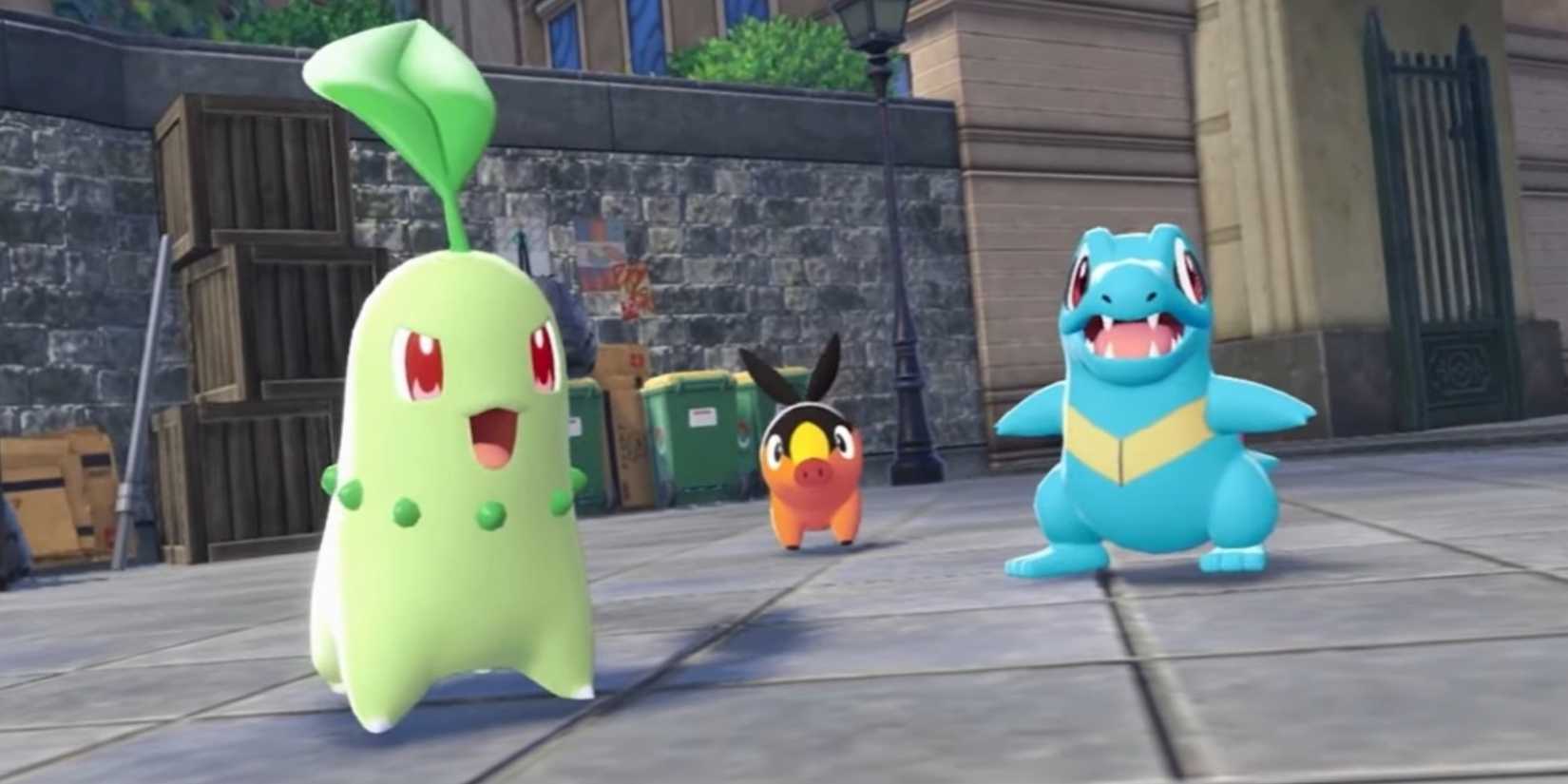 Chikorita Tepig and Totodile Pokemon Legends Z-A