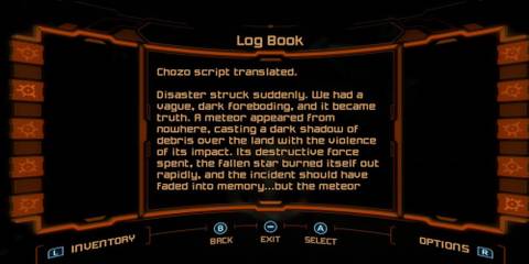 a log regarding the final days of the chozo