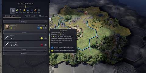 Civilization VII building granary