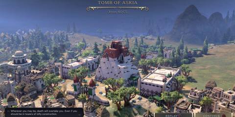 Civilization VII building the Tomb of Askia
