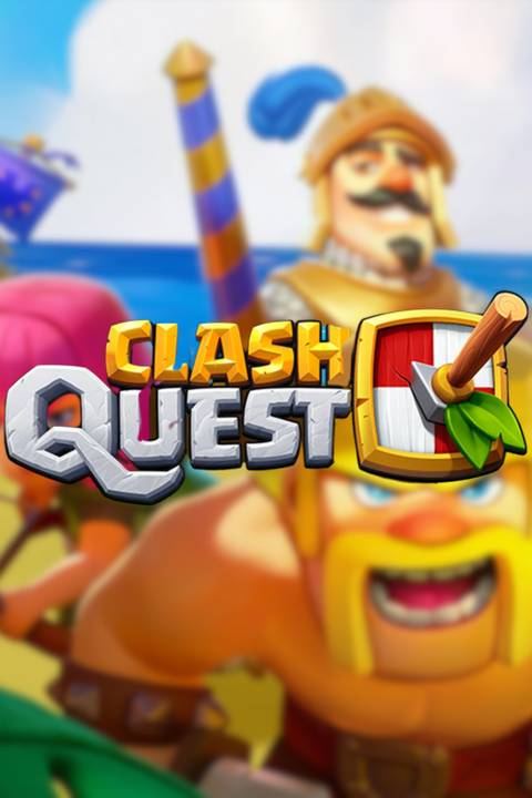 Clash Quest video game cover art tag